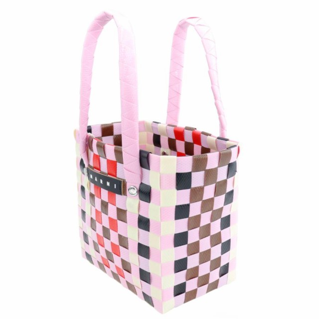 マルニ バッグ MARNI MICRO BASKET ミニバッグ トートバッグ 編み込み